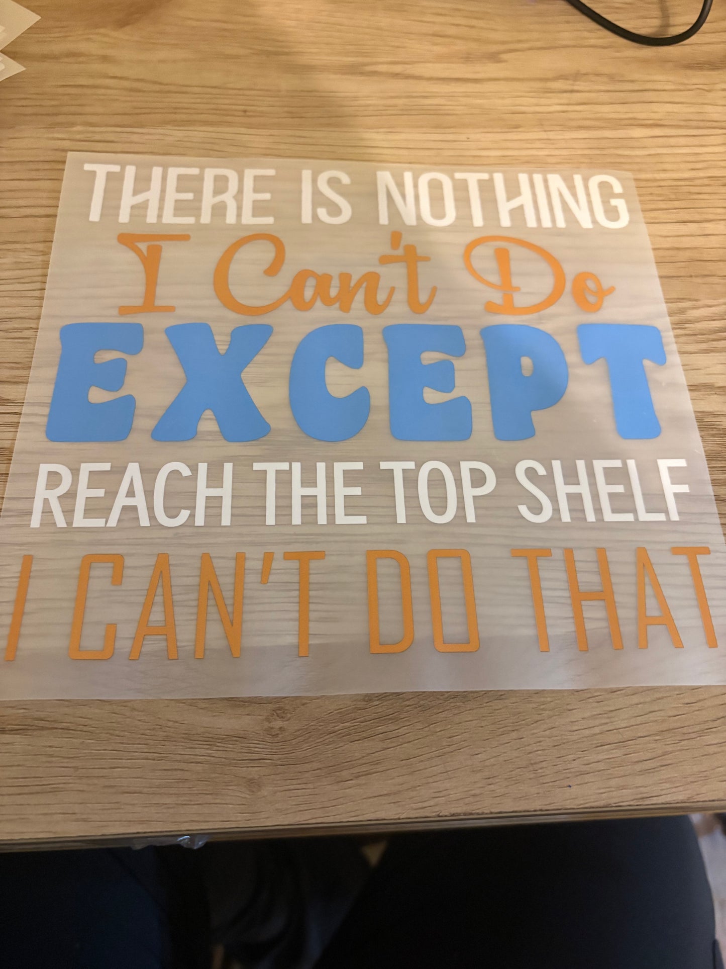 There Is Nothing Iron-On Transfer