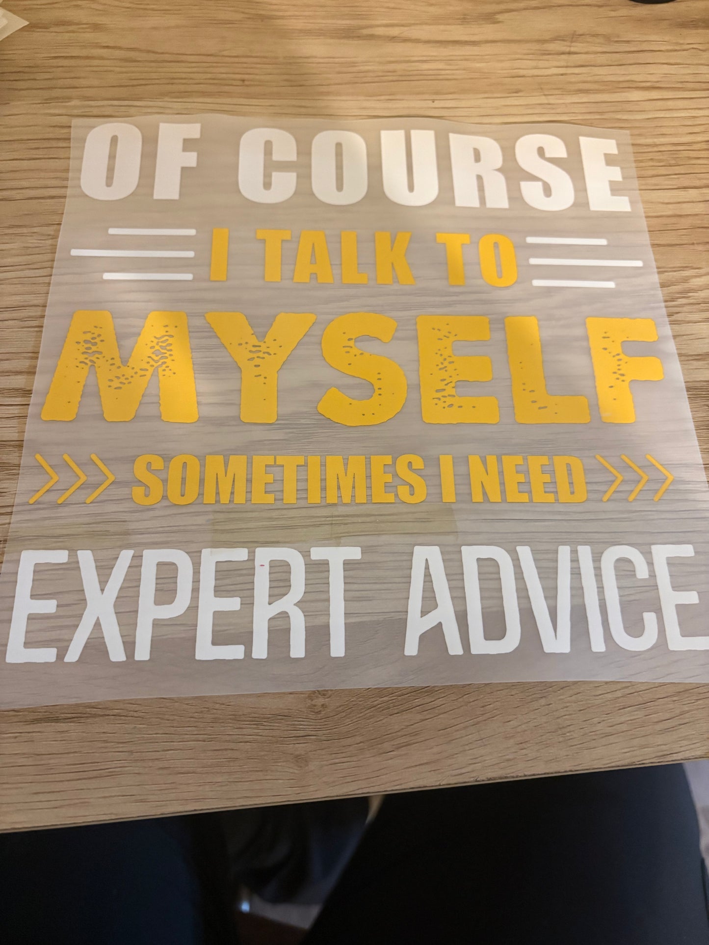 Of Course Iron-On Transfer