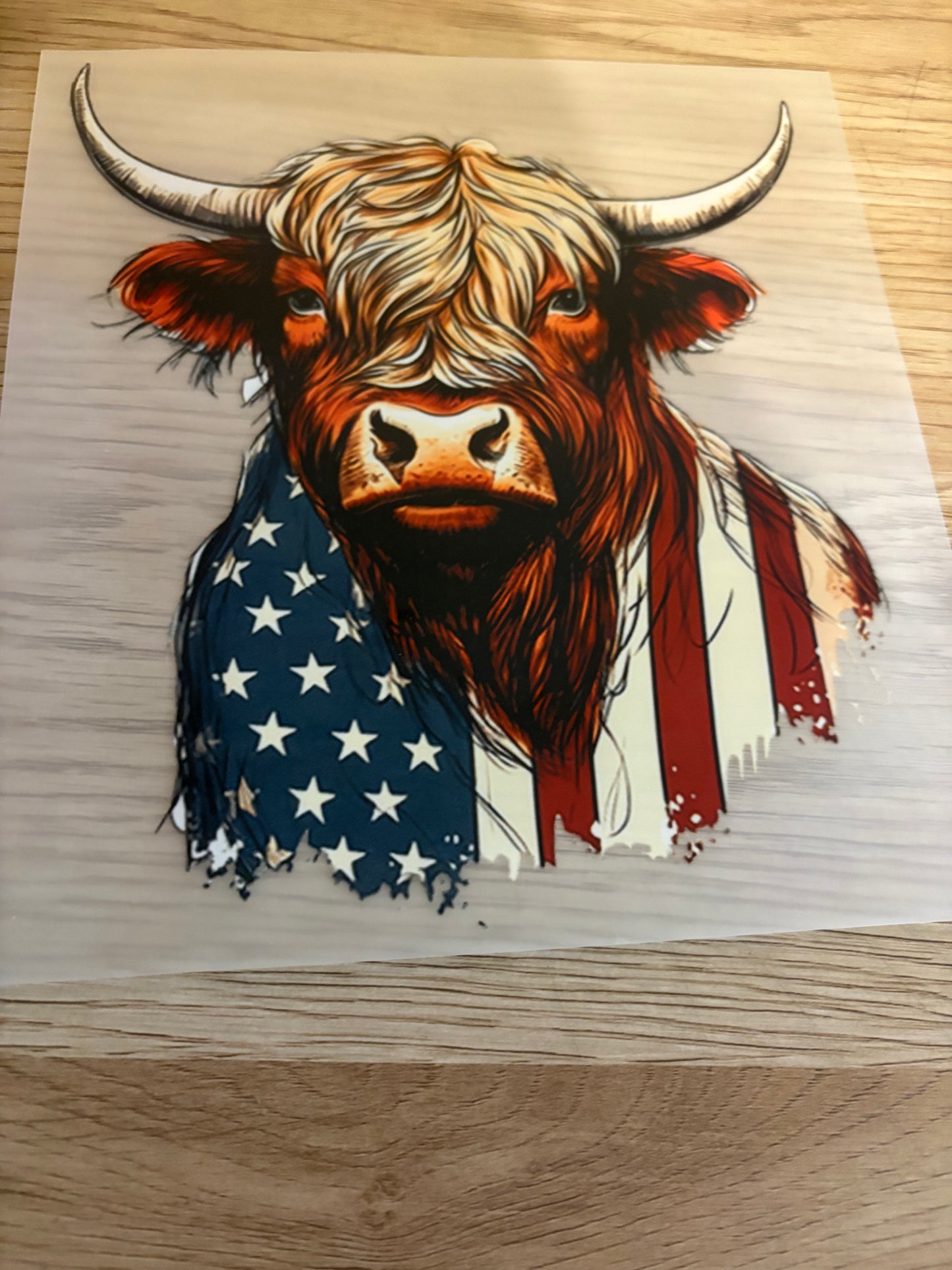 Merica Highland Iron-On Transfer