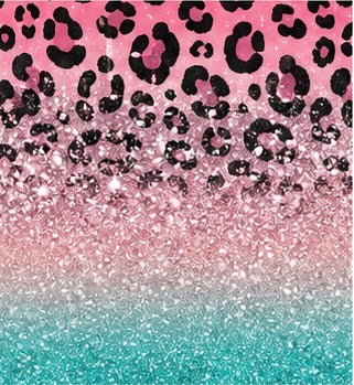 Leopard & Glitter 20 oz Sublimation Tumbler