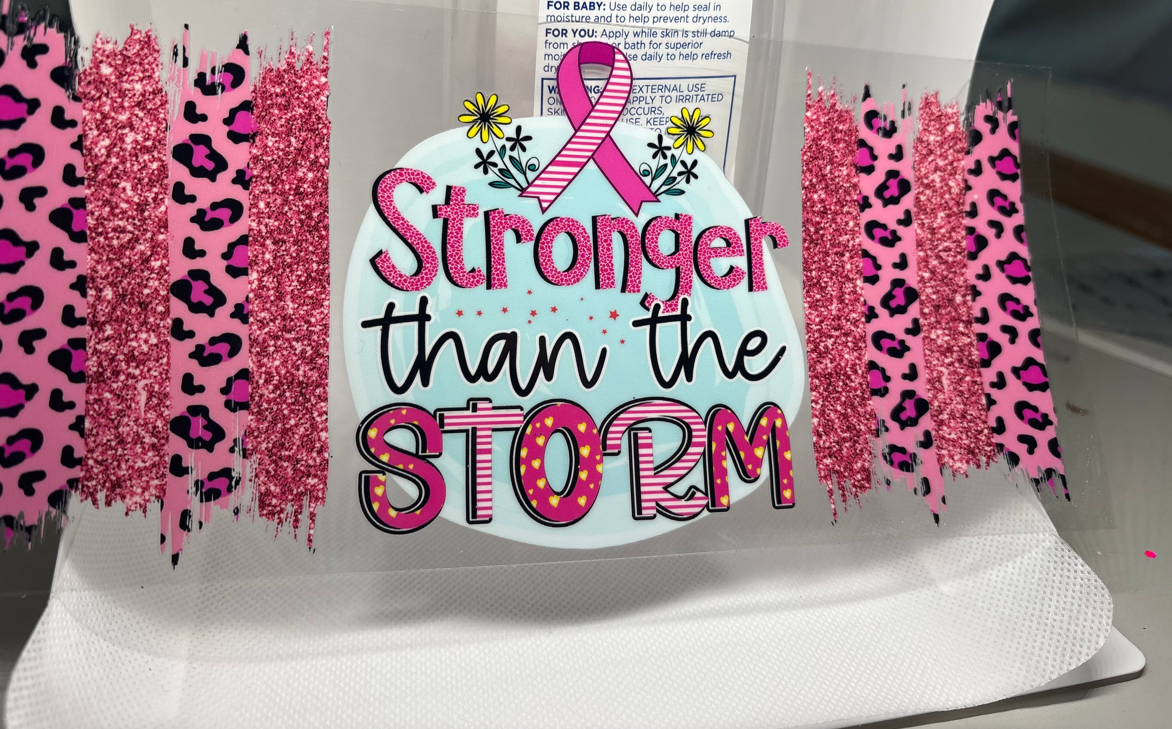 20 oz Snow Globe Tumbler – Custom Cup Wrap Design