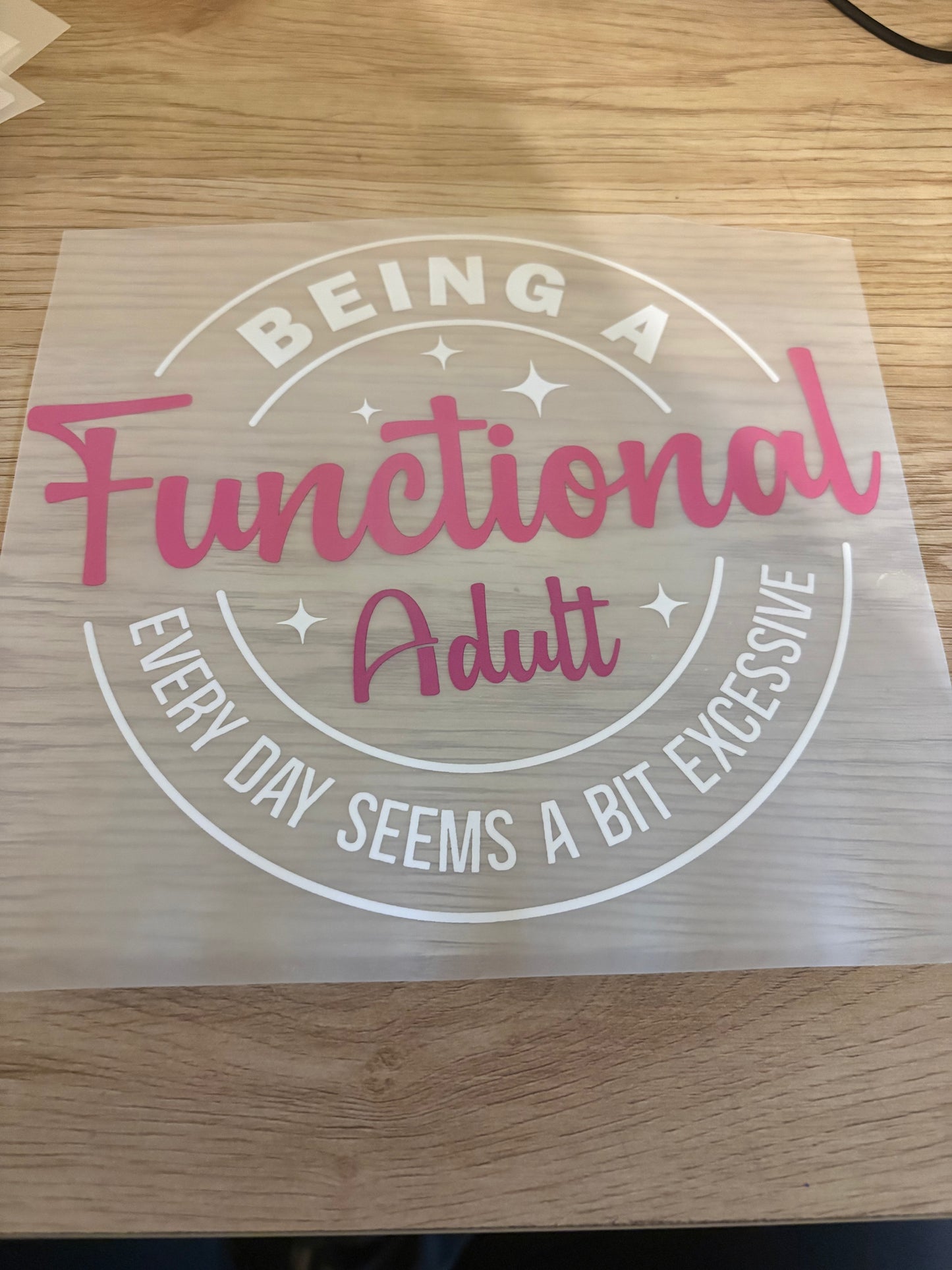 Being A Iron-On Transfer