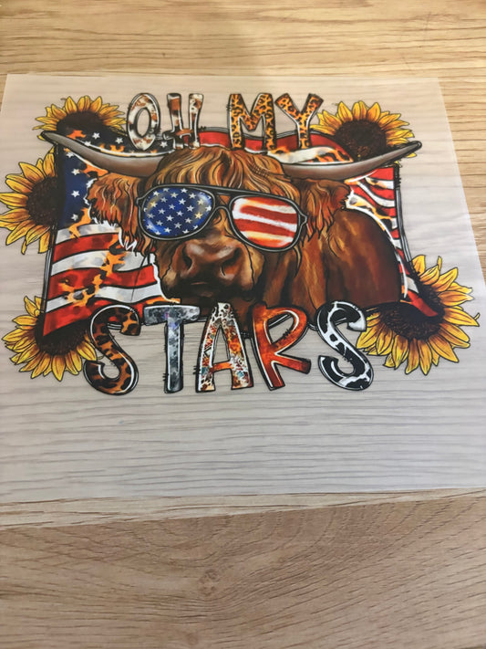 Oh My Stars Iron-On Transfer