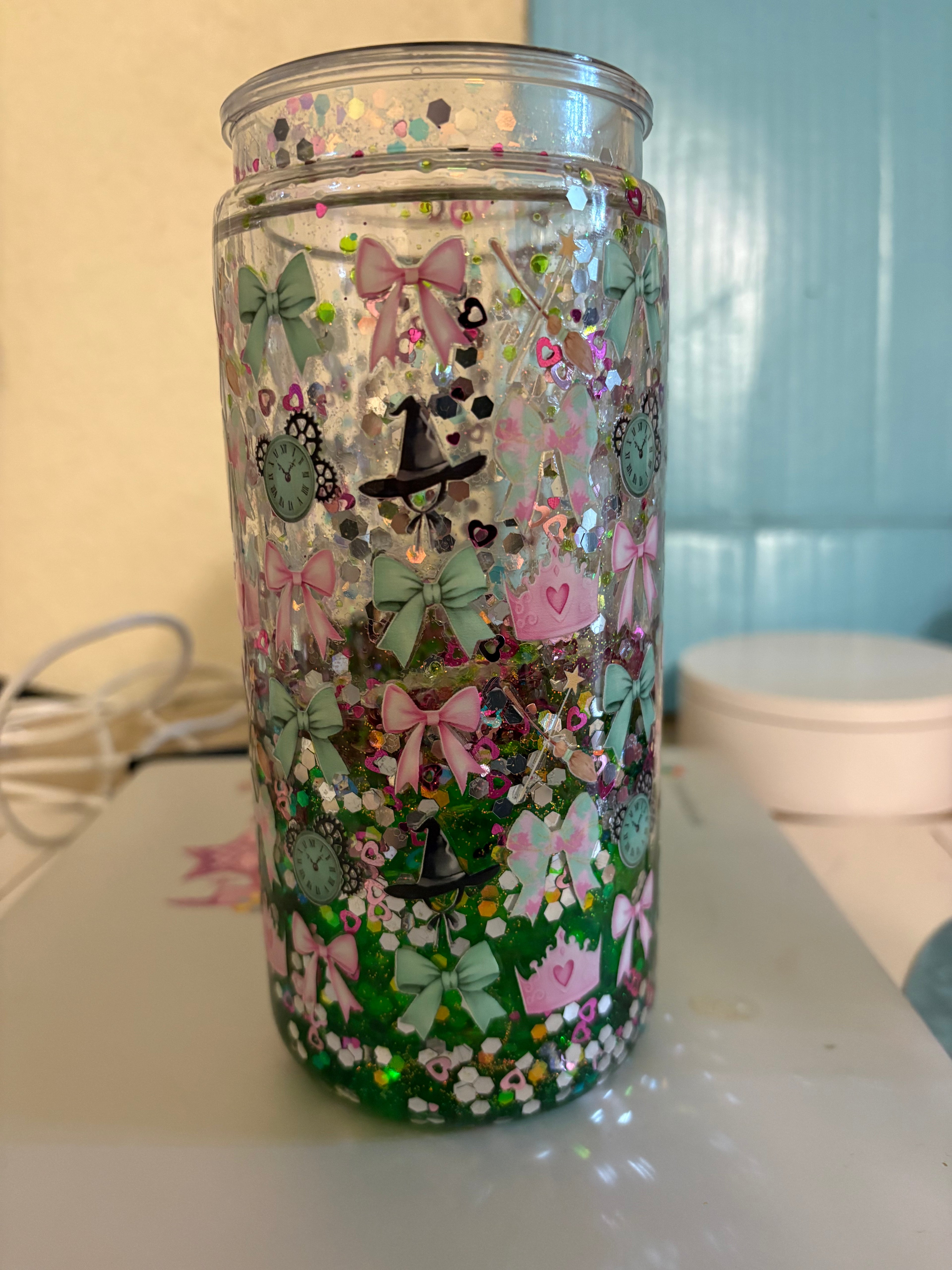 20 oz snow globe tumbler
