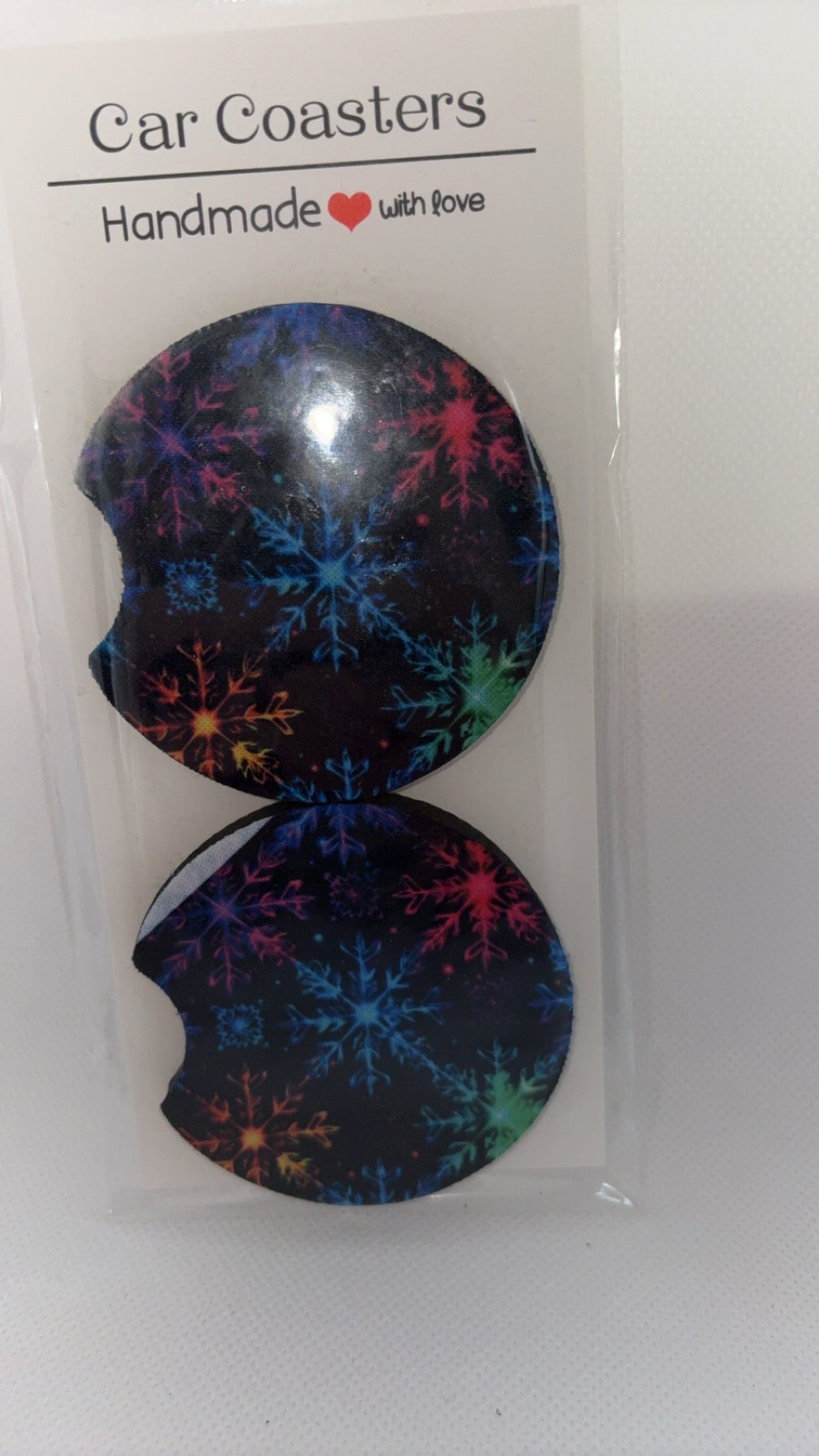 Colorful snowflakes