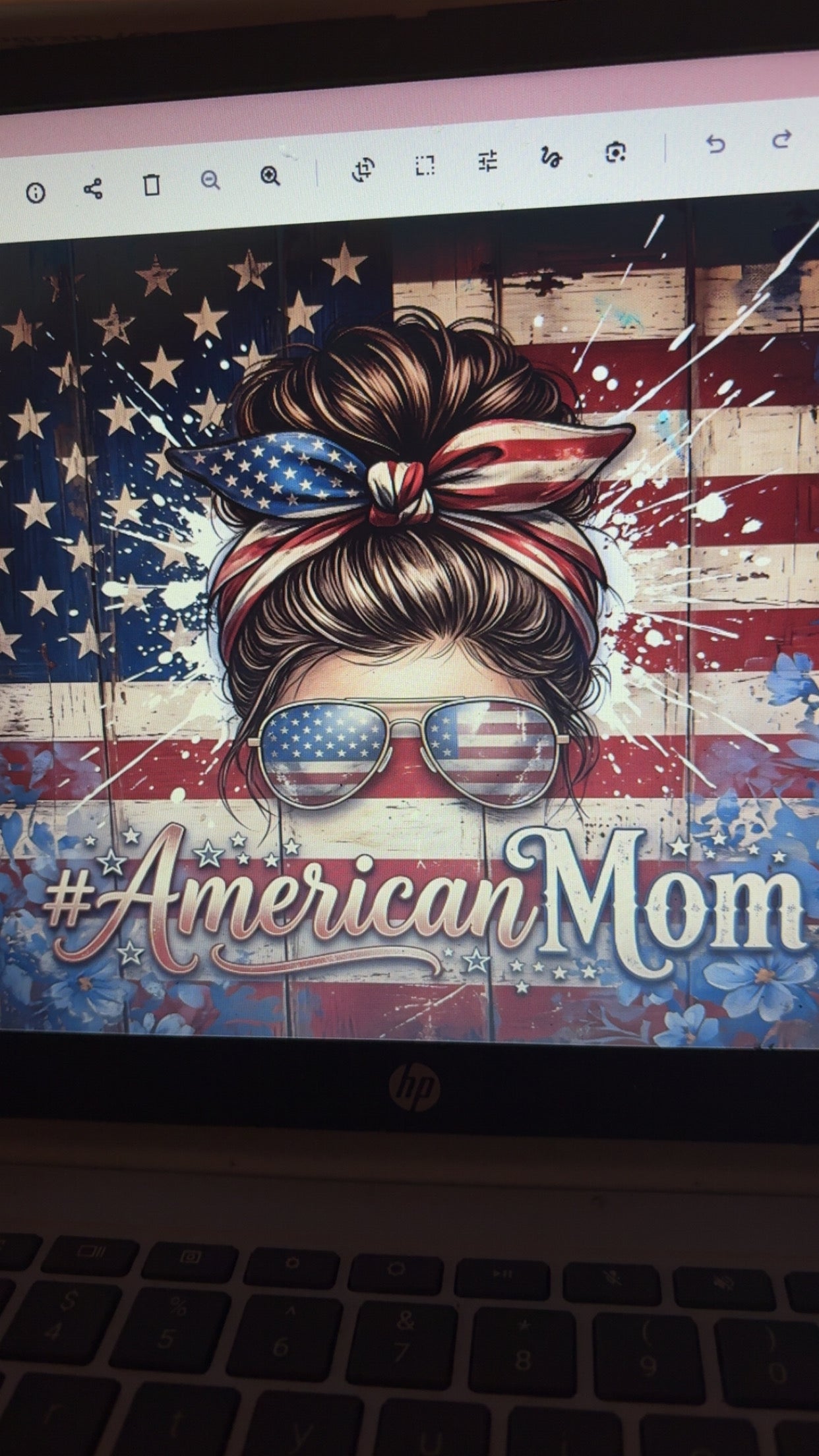 20 oz Sublimation Tumbler – American Mom