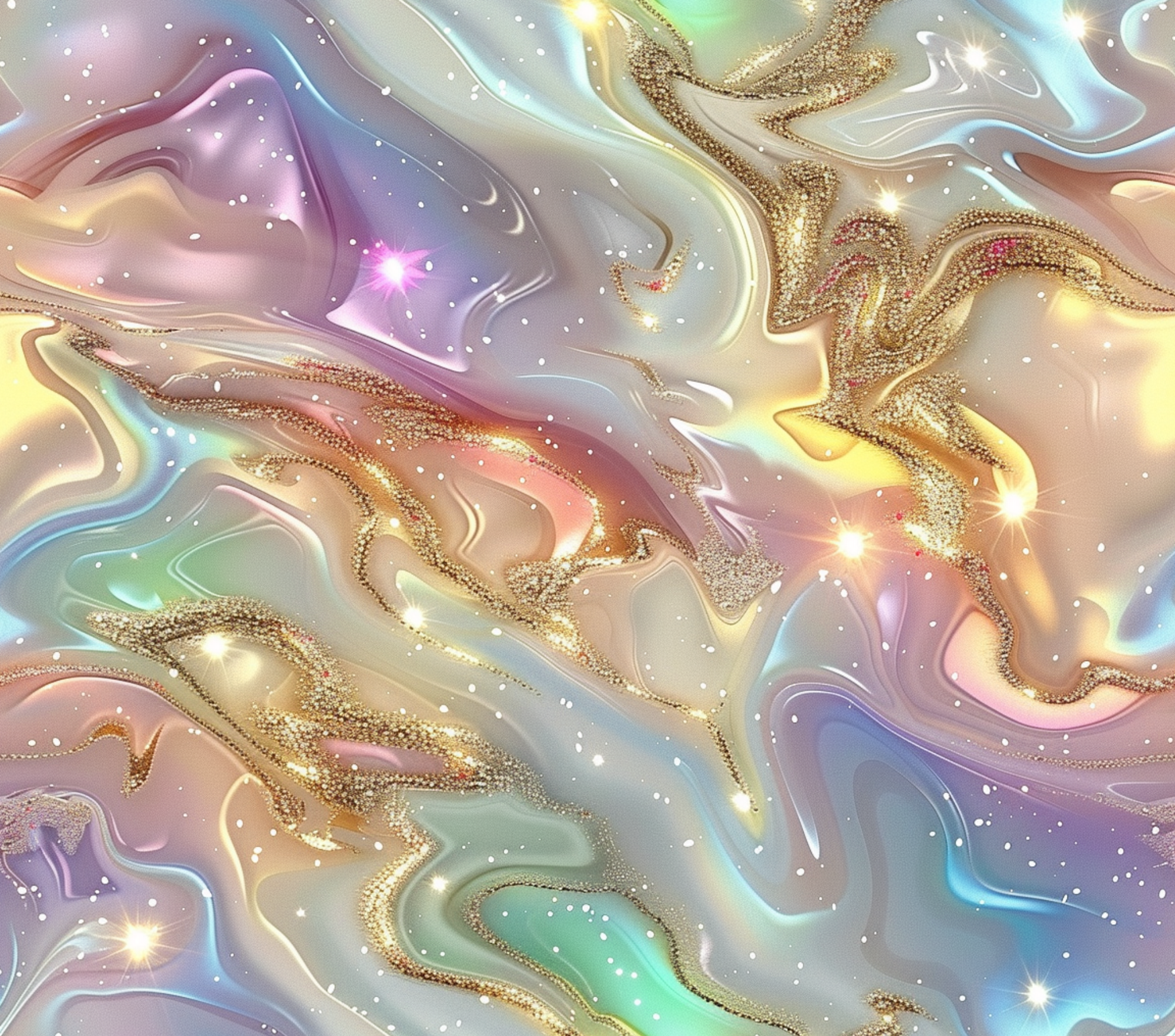 Opal and glitter
