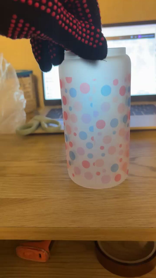 16 oz glass tumbler