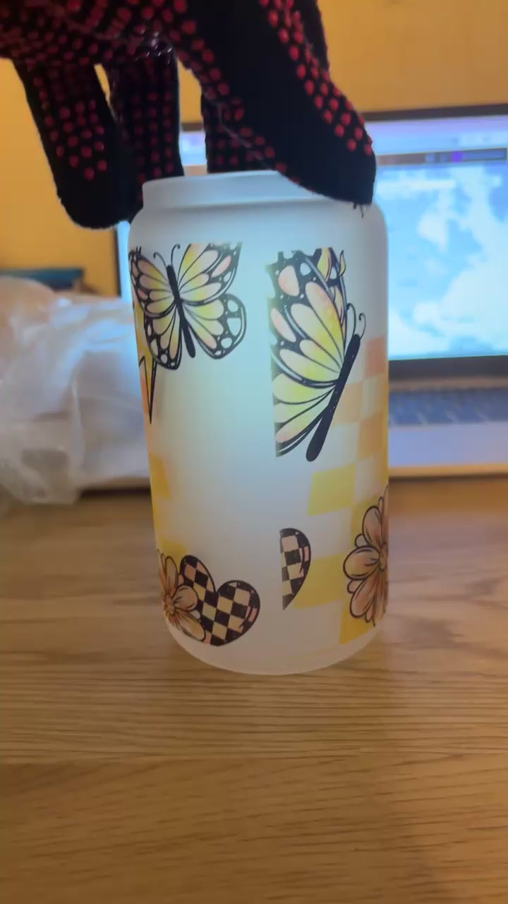 16 oz glass tumbler
