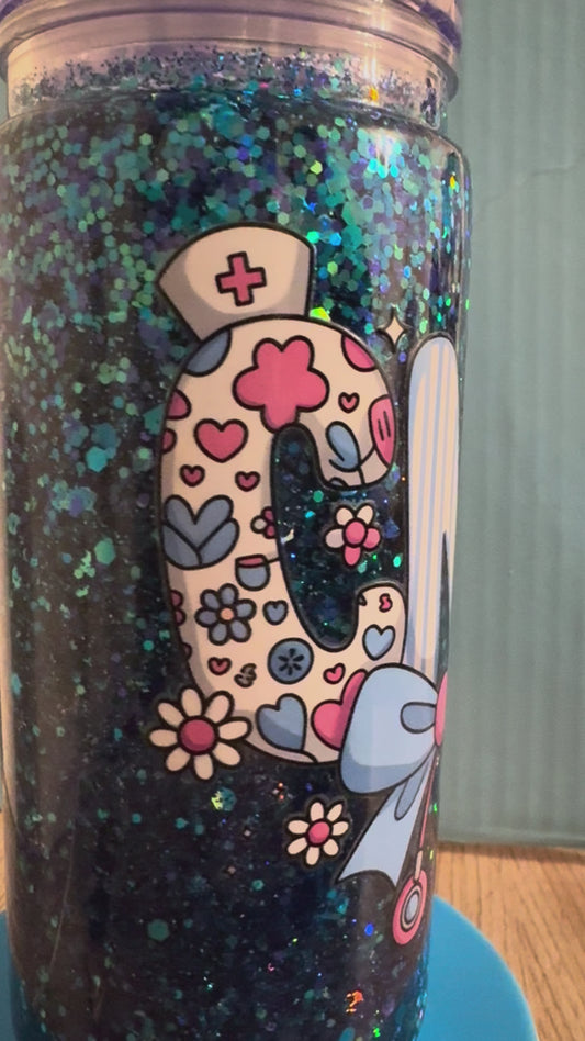 20 oz snow globe tumbler