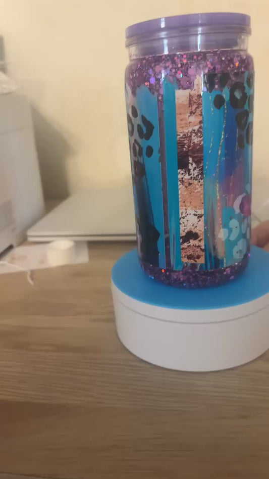 16 oz snow globe tumbler